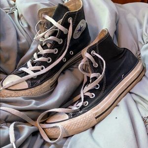 black high top converse